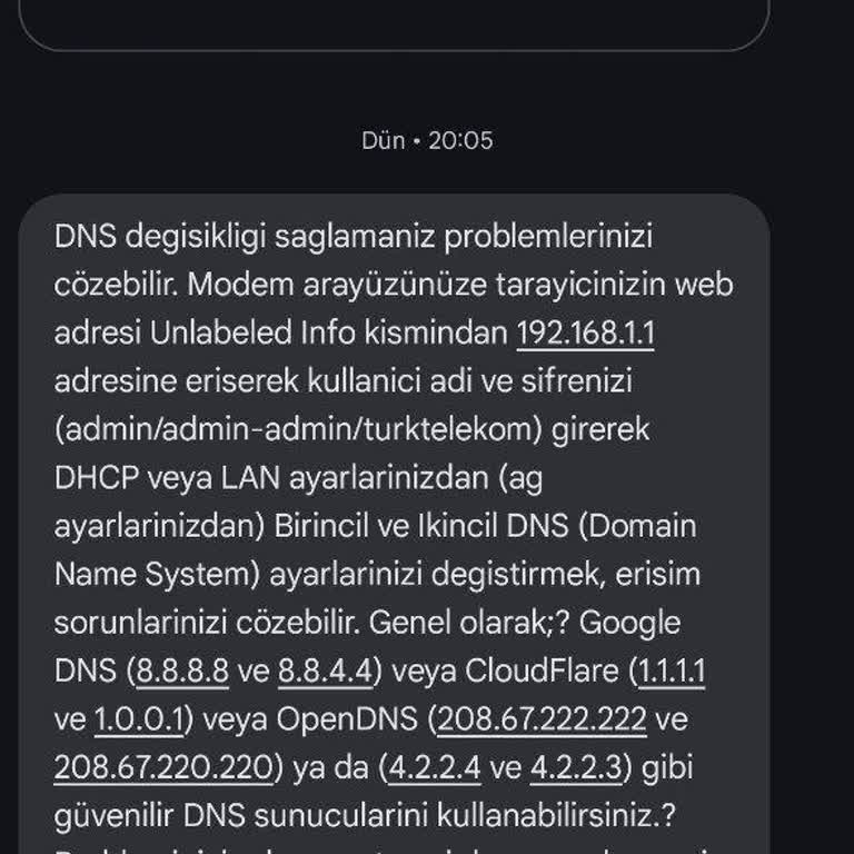 Gıbırnet Bir Haftadır İnternet Yok Müşteri Hizmetleri Çözüm Sunmuyor