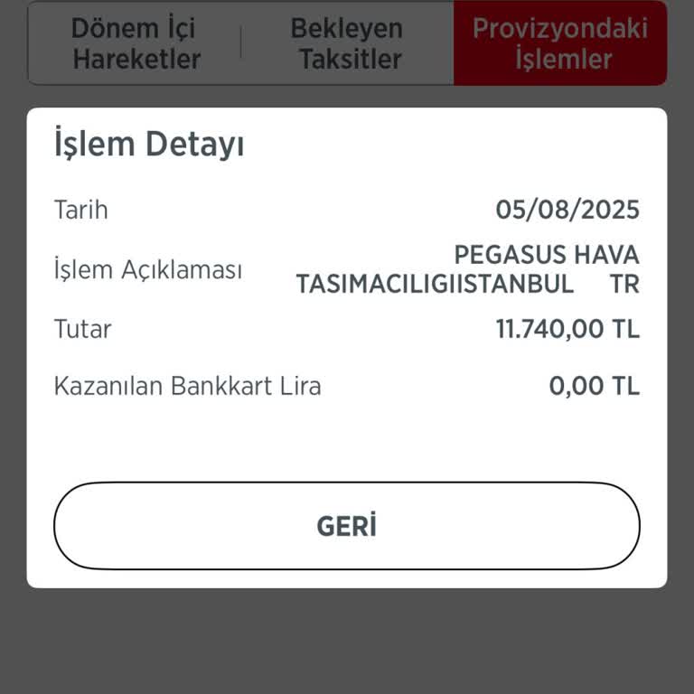 Bilgim Dışında Yapılan Kredi Kartı Harcaması Ve Yetersiz Müşteri Hizmeti