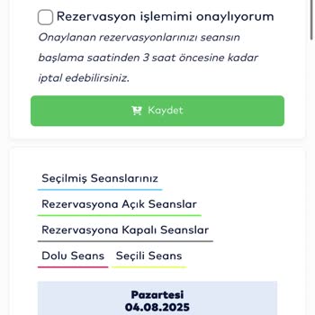 Rezervasyon Sorunu Nedeniyle Havuz Hizmetinden Yararlanamıyorum