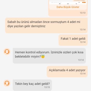 Dört Sandalye Sipariş Ettim Sadece Bir Tane Gönderildi