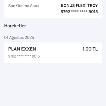 Exxen Üyeliğim Yokken Kartımdan İzinsiz Ücret Kesildi