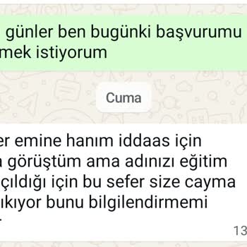 Kişisel Bilgilerimle İstenmeyen Eğitim Ücreti Talebi