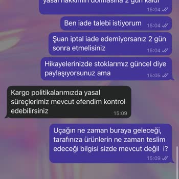 Siparişim Gönderilmedi, Param İade Edilmedi: Güvenimi Kaybettim