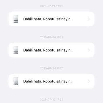 Roborock Qrevo C Model Süpürgede Sürekli Hata Ve Yetersiz Servis Deneyimi