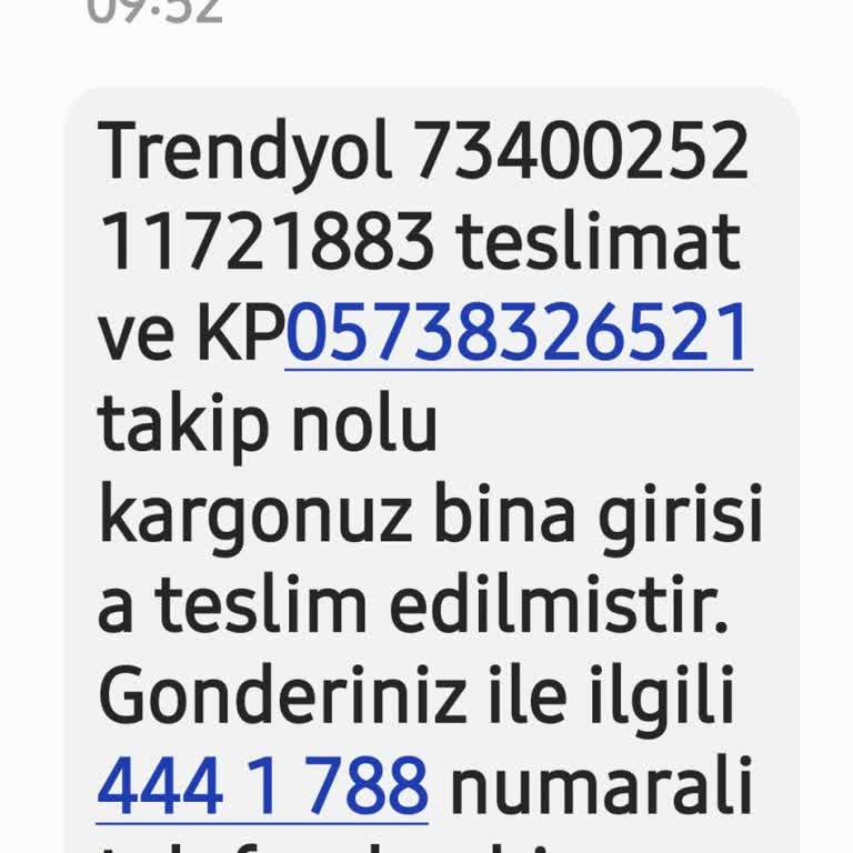 Teslimatın Bina Girişine Bırakılması Nedeniyle Yaşanan Güven Sorunu