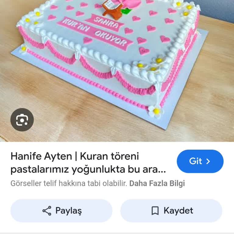 Hacıbaba İstenilen Pastayı Yapamıyor