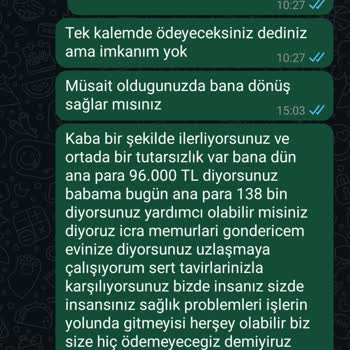 Avukatın Tehditkar Ve Kaba Davranışıyla Haksız Borç Talebi Mağduriyeti