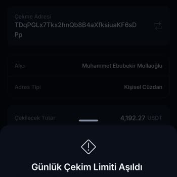 BTC Türk'te USDT Çekim Limiti Ve Müşteri Hizmetlerine Ulaşamama Sorunu