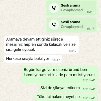 Yanlış Beden Gönderildi, İade Ve İletişim Sorunu Yaşıyorum