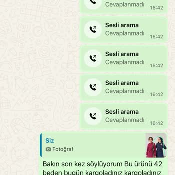 Yanlış Beden Gönderildi, İade Ve İletişim Sorunu Yaşıyorum