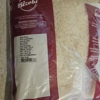 Açılmamış Bizebi Baldo Pirinçte Güvelenme Mağduriyeti Yaşadım