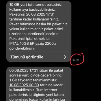 Ek Paket Alımına Rağmen Haksız Paket Aşım Ücreti Yansıtıldı