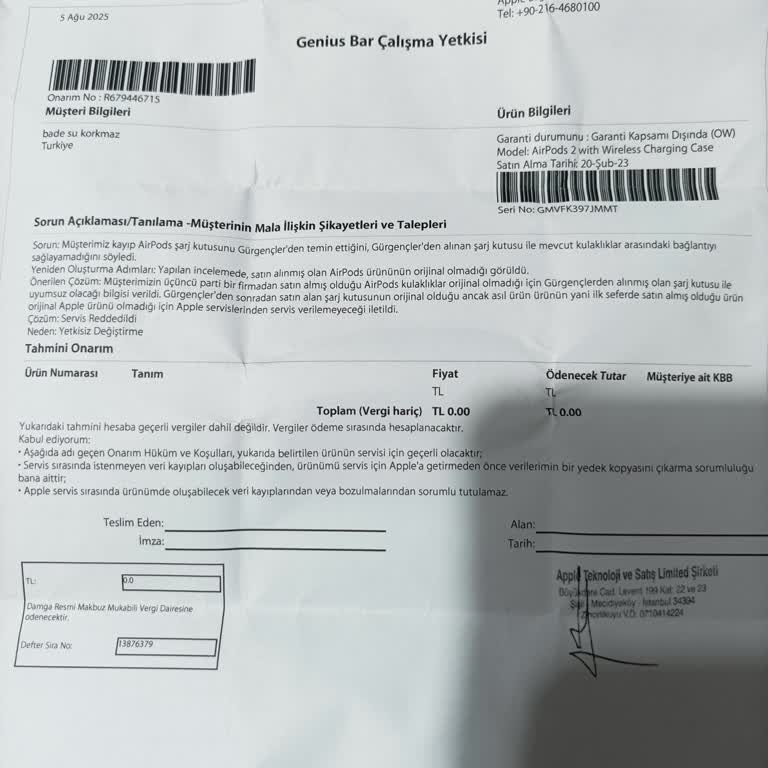 Trendyol'dan Satın Aldığım Airpods Sahte Çıktı, Mağdur Oldum!