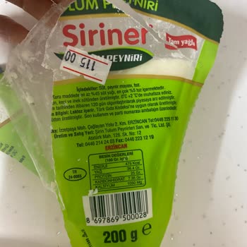 Aldığım Peynir Hem Bozuk Hem De Tüketilemez Durumda Çıktı