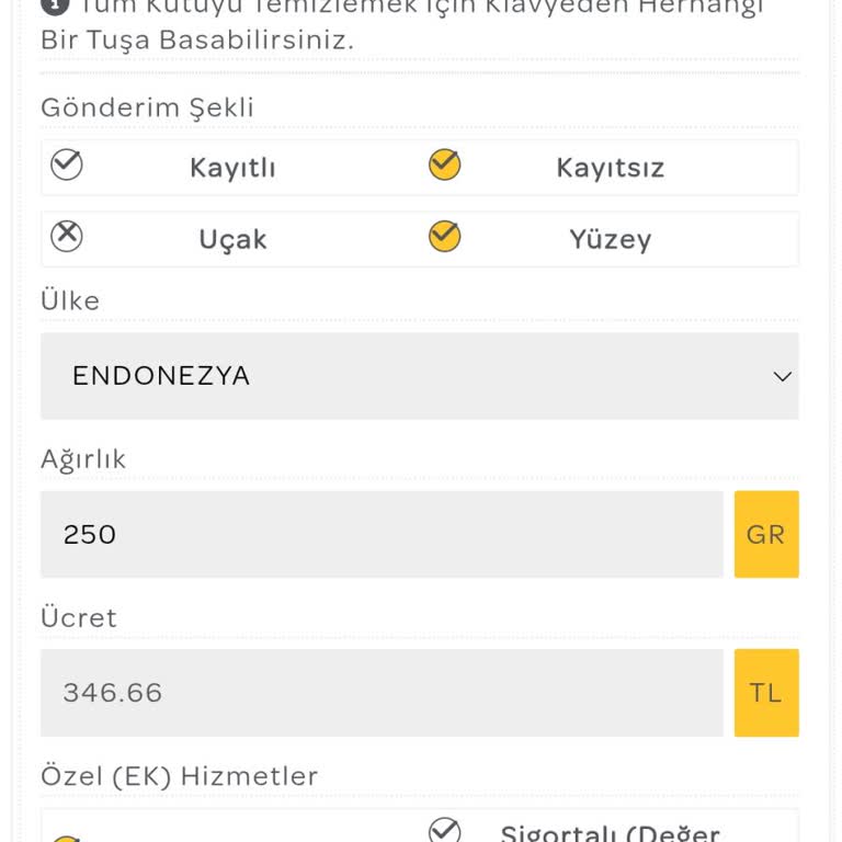 Turpex PTT Resmi Sitesindeki Fiyat İle Şubedeki Ücret Farkı Mağduriyet Yaratıyor