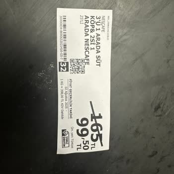 Etiket Fiyatı İle Kasadaki Farklılık Mağduriyeti