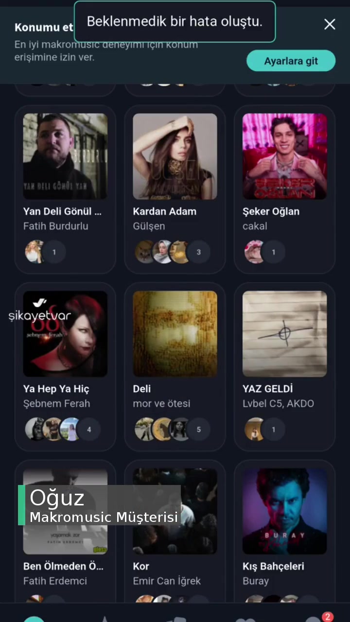 Makromusic Hiçbir Şarkı Açılmıyor Param Çöp Oldu! videonun kapak resmi