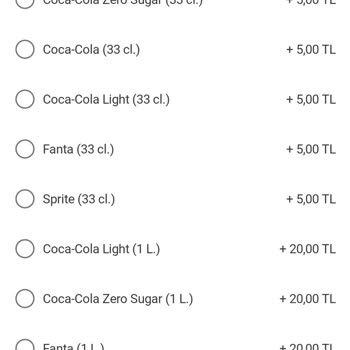 Menüdeki Ayran Seçeneğinin Sunulmaması Ve Eksik Teslimat Sorunu