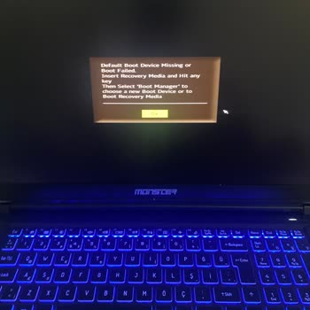 Yeni Alınan Bilgisayarda Anlaşılmaz Uyarı Sorunu