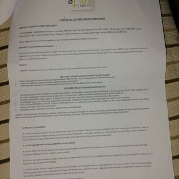 Vestel Bayisinden Alınan Ek Garanti Farklı Sigorta Şirketine Ait Çıktı Ücret İadesi Yapılmıyor