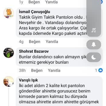 Siparişim Yerine Çocuk Pantolonu Geldi Firmaya Ulaşamıyorum
