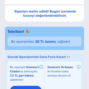 Kazandığım Hediye Pizzam Teslim Edilmedi