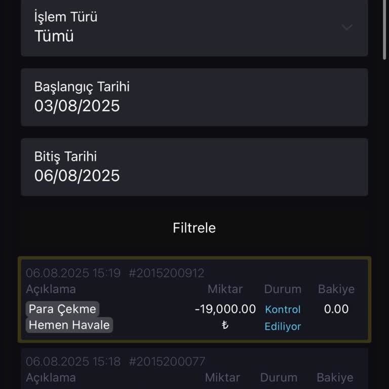 Çekim Talebim Onaylanmıyor, Destek Yanıt Vermiyor
