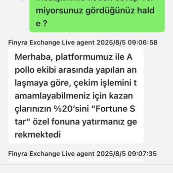 Finyra Exn Uygulamasında Para Çekme Mağduriyeti Ve Ek Ödeme Talebi