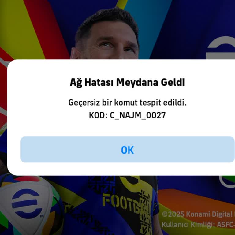 Efootball 2025 Mobil Hesabım Çalındı, Giriş Yapamıyorum