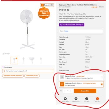30 Dakikada Teslim Vaadiyle Mağduriyet: Stokta Olmayan Ürüne Satış