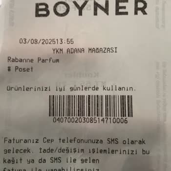 Boyner'den Yanlış Parfüm Satışı Ve İlgisiz Müşteri Hizmetleri