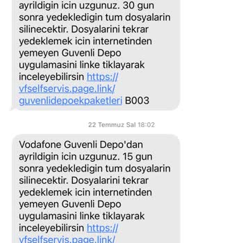 Tarife Değişikliği Sonrası Verilerimin Silinmesi Ve Yetersiz Müşteri Desteği Nedeniyle Yaşadığım Mağduriyet