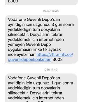 Tarife Değişikliği Sonrası Verilerimin Silinmesi Ve Yetersiz Müşteri Desteği Nedeniyle Yaşadığım Mağduriyet