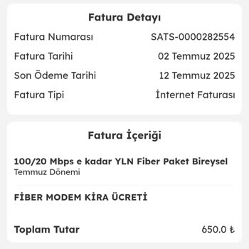 Kullanmadığım İnternet İçin Haksız Borç Çıkarıldı