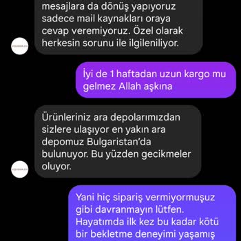 Siparişim 15 Gündür Teslim Edilmedi, Bilgilendirme Ve Müşteri Hizmetleri Yetersiz