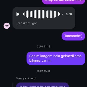 Siparişim Ne Ürün Ne Yanıt Var