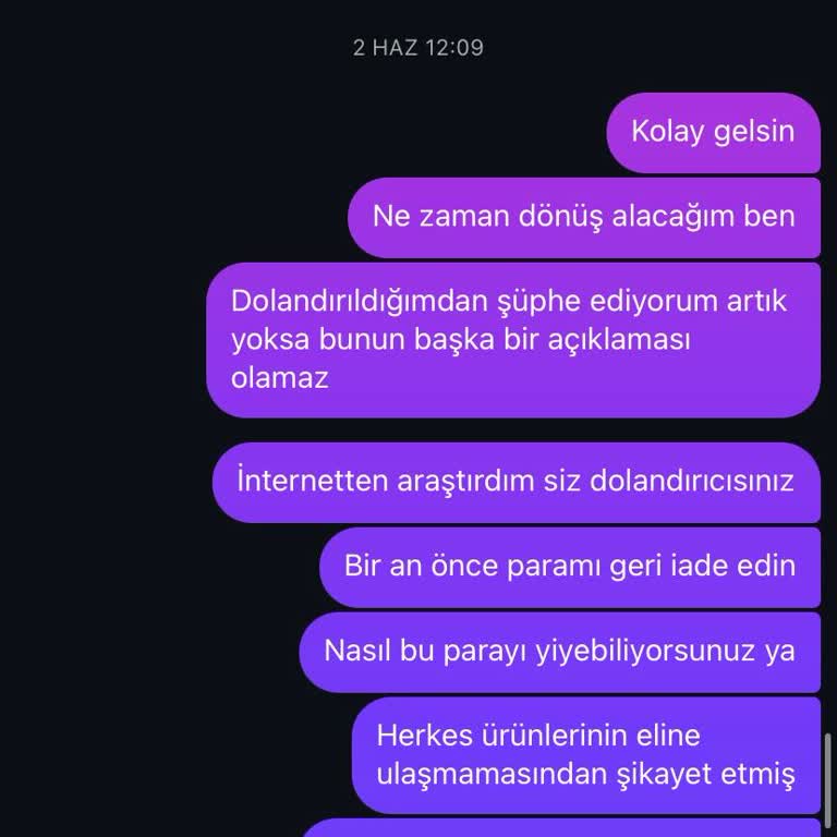 Aylarca Beklenen Ürün Gelmedi Param Da İade Edilmedi