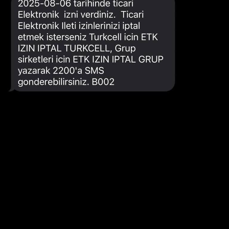 İzinsiz Turkcell Bildirimiyle Mağduriyet Yaşadım
