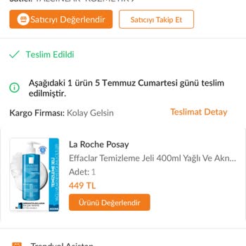 Trendyoldan Tarihi Geçmiş Kozmetik Ürün Ve Satıcıdan Yanıt Alamama Mağduriyeti