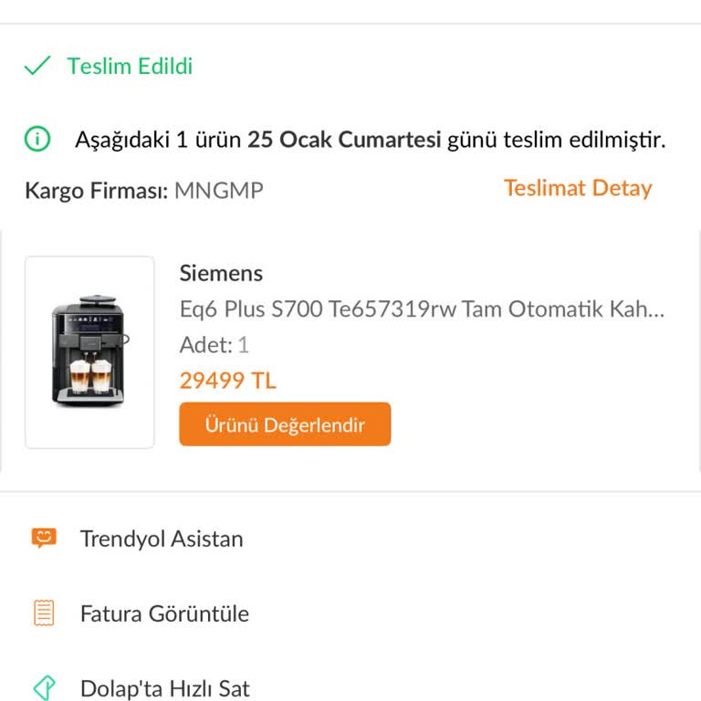 Yeni Alınan Kahve Makinesi Yeterince Sıcak Kahve Vermiyor, İade Talebim Var