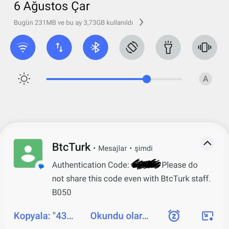 Haberimiz Olmadan BTC Türk'ten Hesap Açma Girişimi Ve Güvenlik Endişesi