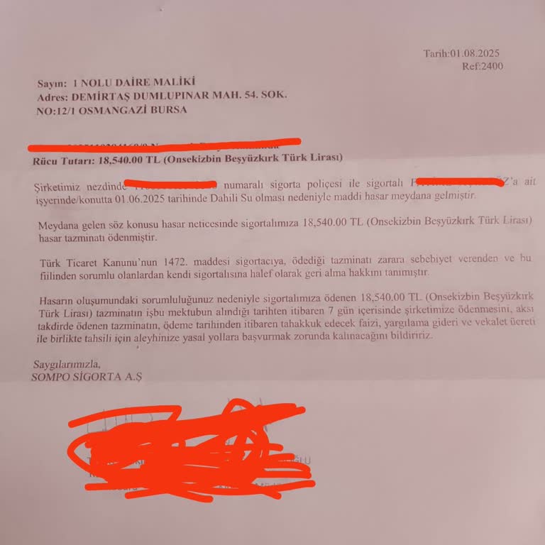 Eksper İncelemesi Olmadan Ödeme Talebi Ve Rücu İşlemi Mağduriyeti