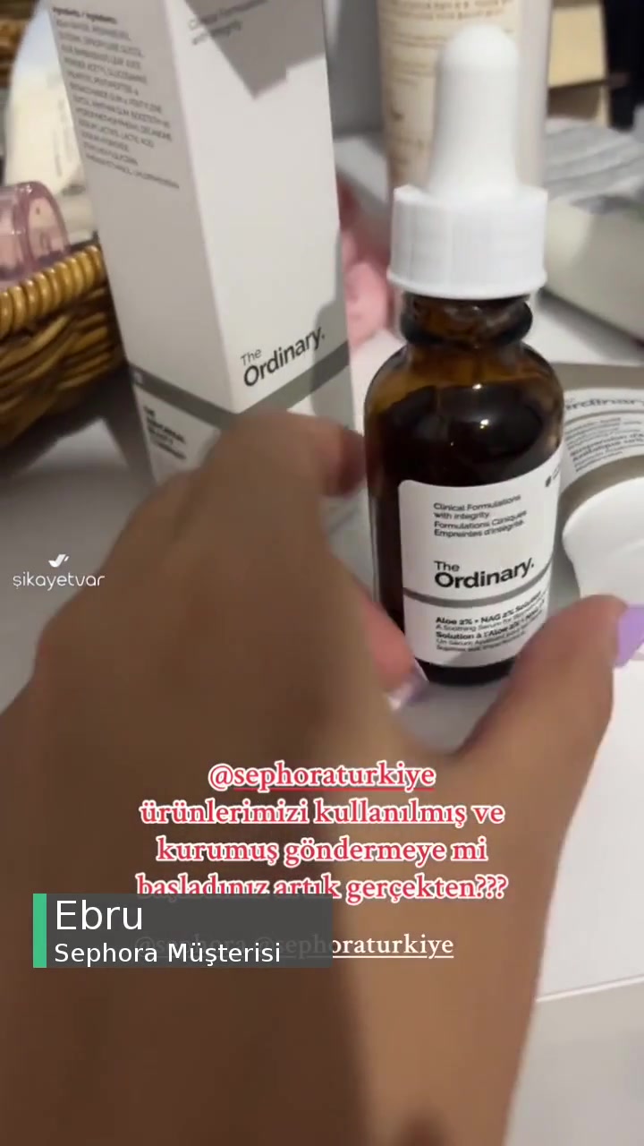 Sephora Kullanılmış Ve Bozuk Ürün Gönderimi videonun kapak resmi