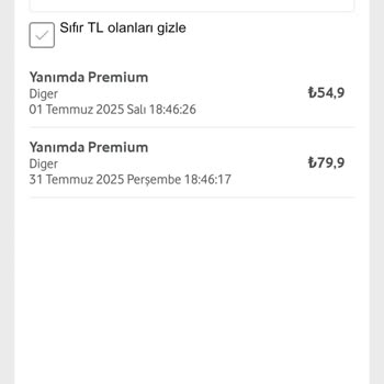 Vodafone Premium Ücreti Aynı Ayda İki Kez Tahsil Edildi