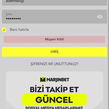 Marjinbet Para Çekme Talebim Sonrası Üyeliğim Gerekçesiz İptal Edildi