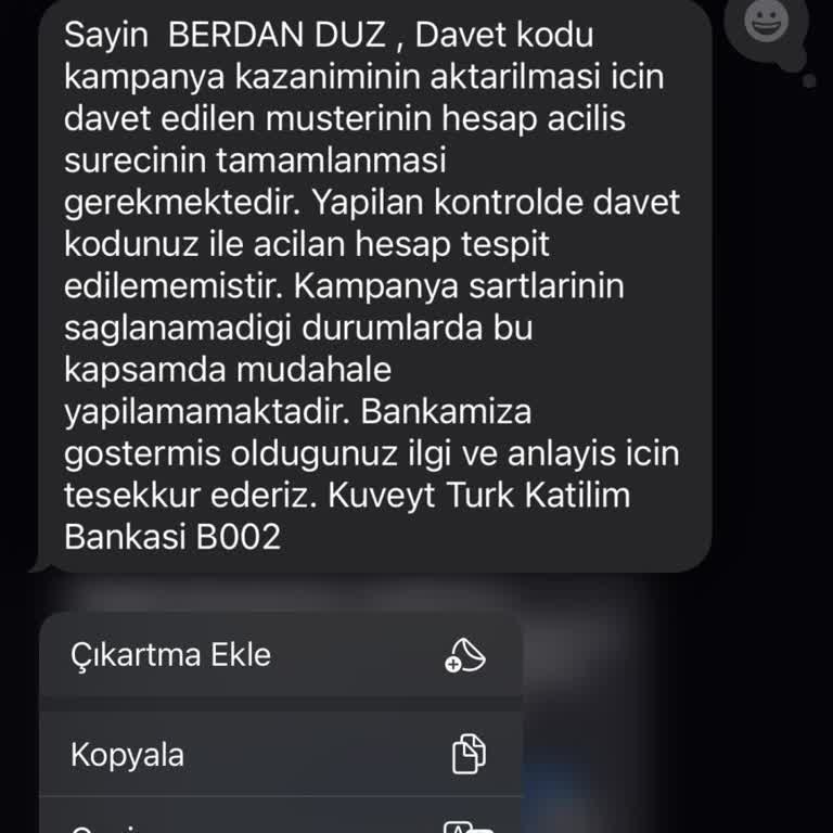 Kampanya Ödülüm Yatmadı, Sorunum Çözülmedi