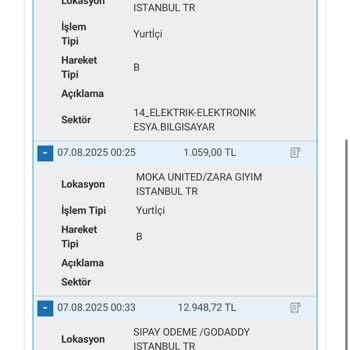 Halkbank Hesabımdan Godaddy Adına Bilgim Dışında Para Çekildi