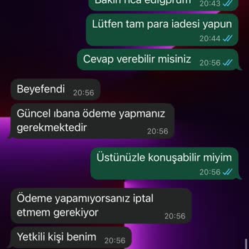 Ödeme Yapmama Rağmen Siparişim Onaylanmadı Ve İade Sürecinde Mağdur Edildim