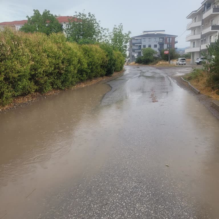 Yıllardır Çözülmeyen Yol Ve Kaldırım Sorunu Güvenliğimizi Tehlikeye Atıyor