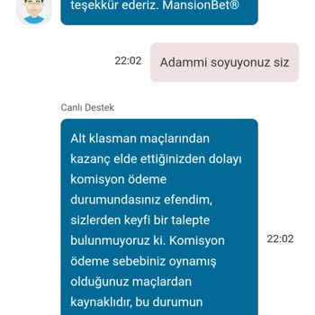 Mansionbet Para Çekme İşleminde Yüksek Ve Açıklamasız Komisyon Mağduriyeti